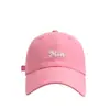 Gorra de Béisbol para Mujer, Sombrero de Sol Delgado Transpirable de Verano, Estilo Coreano Adelgazante para la Cara Bordado de Letras Versátil Secado Rápido