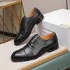 Etiqueta e Caixa Originais 1:1, Solado Vermelho, Couro Bovino de Camada Superior Sapatos de Couro Formais de Negócios para Homens, Solado de Borracha, Sapatos de Couro Feitos à Mão