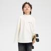 Camiseta Interior de Manga Larga Blanca de Cuello Alto Medio de Terciopelo Alemán para Niños Otoño e Invierno 2025 Nuevo Estilo para Jóvenes y Niños