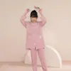 Pijama de Algodón Puro para Mujer, Pantalones de Manga Larga para Primavera y Otoño, Cárdigan Sexy, Encaje, Talla Grande, Nuevo Estilo 2026, Ropa de Casa, Conjunto para Primavera y Otoño