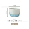 Taza de Espresso Italiana, Cerámica, Sin Asa, Tamaño Pequeño, Taza con Logo Personalizado, Grabada en Relieve, Taza de Agua Apilable