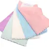Toalla Pequeña Cuadrada de Terciopelo Coral, Toalla de Mano Cuadros Auspiciosos de Onda de Agua, Toalla Cuadros Anchos de Piña, Toalla Pequeña de Guardería