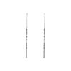 Aretes de borla de personalidad de Joker con cadena de alfiler de plata S925 semi-engastada en viento frío personalidad personalidad Net rojo mujer 356