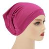 Comercio exterior tapa de barril nueva tapa base modal algodón mercerizado dama alta elasticidad monocolor gorra pequeña YS014