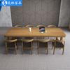 Tianzong Moderno Simple Escritorio de Madera Maciza Personalizado Escritorio de Madera Maciza para Biblioteca Mesa de Conferencias Comercial Mesa Larga Personalizada