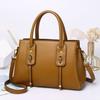 Bolso de Mujer de Moda de Piel de Vacuno de Capa Superior para Mujer Hombro Cruzado Bolso Grande Portátil Bolso de Mano de Moda de Gran Capacidad