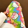 Gatinho gatinha rabisco fofo desenho animado casual calça pantalona feminina estampa nova solta preguiçosa legal legal calça comprida