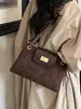2026 Nuevo Otoño/Invierno Yuezi Retro Cadena de Diamantes Bolso Grande Texturizado para Mujer de Viaje Diario Bolso de Hombro Único Cruzado Tote Bolso de Moda