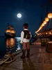 Fantasia de Pirata Infantil Halloween Meninos Lenço Vermelho Pequeno Pirata Cosplay Roupa de Festa Fábrica de Origem