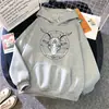 Sudadera con Estampado Gótico Misterioso Satánico de Estrella de Cinco Puntas para Mujer, Sudadera Casual de Invierno Hip-Hop Streetwear Ancha