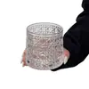 Vaso de whisky con un diseño elegante, vaso giratorio, vaso de cerveza, vaso para beber, vaso giratorio