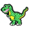 Série Pequeno Dinossauro Desenho Animado Tamanho Pequeno Adesivo Plano de Borracha Macia PVC Sapato com Furos Transfronteiriço Ímã de Geladeira Acessórios de Enfeite DIY