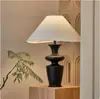 Lámpara de Mesa Minimalista de Madera Maciza Estilo Chino Nuevo, Lámpara de Mesita de Noche para Dormitorio, Lámpara de Escritorio Acogedora para el Hogar, Ambiente Vintage, Lámpara Regulable para Alojamiento
