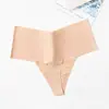 Venta caliente tanga sin costuras de seda de hielo moda mujer V transpirable lencería dama sexy pantalones T cintura media talla grande pantalones cómodos