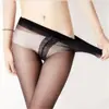 Meia-calça Nova Estação Primavera e Verão, Invisível Sem Costura na Virilha em T, Meias Ultra-Finas de Alta Elasticidade Que Fazem as Pernas Parecerem Mais Longas, Meias Pretas Duráveis Anti-Puxões para Mulheres