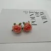 Rosa de Simulação Cabeça de Rosa Pequena Decoração de Parede de Rosa para Casa Hotel Casamento Dia dos Namorados Flor de Seda