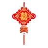 Wang Zheng2025 60 # Nudo Chino con el Carácter de Felicidad, Colgante de Boda, Entrada de Boda, Sala de Estar, Decoración de Boda, Matrimonio.