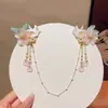 Cadena para la Frente, Accesorio de Cabello Retro, Pasador, Adorno de Cabello Hanfu, Borla, Pasador de Estilo Antiguo, Falda Mamian, Accesorios de Disfraces Antiguos, Tocado