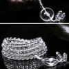 Pulsera de cristal blanco natural de 108 cuentas, pulsera de rosario para hombres y mujeres, suministro al por mayor de puesto de cristal del Mar de China Oriental