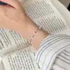 Pulseira de Pérolas de Camada Dupla em Prata S925 para Mulheres, Design de Moda de Luxo Leve, Estilo Coreano Versátil Ins Joias de Alta Qualidade