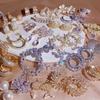 Pendientes de circonita de lujo de alta calidad con luz súper brillante, chapados en oro, de moda, súper hermosos, pendientes de hada de alta gama, joyería con clip para la oreja