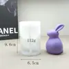 Vela de Conejo de Orejas Caídas Panzudo Molde de Silicona Conejo de Orejas Paradas DIY Decoración para Ambiente Festivo de Pascua Yeso Resina