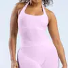 Top de yoga popular da Zola dfyne com gola halter grossa, sutiã esportivo à prova de choque e com suporte