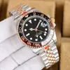 Reloj Lao Jia serie Greenwich anillo de cola anillo de sprite reloj mecánico automático acero fino 904L impermeable luminoso
