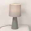 Lámpara de Mesa Decorativa Moderna Estilo Europeo Material de Hierro Lámpara de Mesa de Tela Lámpara LED Habitación de Huéspedes de Hotel Sala de Estar Mesita de Noche