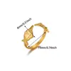 Anillo Sencillo Nuevo Transfronterizo Amor Femenino Chapado en Oro Anillo Pequeño Fresco Serpiente Anillo de Acero de Titanio Accesorios Fabricante Mayorista
