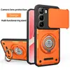 Funda con Soporte de Ventana Deslizante para Transsion Infinix Hot70Pro Cubierta para Tecno Camon50Pro