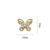Nuevos Accesorios para Uñas Lazo Estilo Popular de Celebridad de Internet Lujo Ligero Súper Brillante Tridimensional Hueco Decoraciones para Uñas de Mariposa Venta al por Mayor
