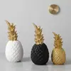 Luz Decorativa de Piña Tridimensional Transfronteriza Lujo Hogareño Sala de Estar Entrada Sala de Muestras Decoración Suave Decoración de Piña Dorada Nórdica