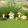 Adornos de Micro Paisaje, Lindo Set de Conejo Hongo Huevo, Mini Adornos Decorativos de Resina para Paisajismo DIY Creativo