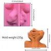 2026 Nuevo Modelo Florero de Rostro de Diosa Descansando, Florero de Arte para Suculentas, Molde de Silicona de Resina Epoxi de Yeso