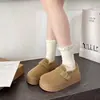 Zapatos Retro Birkenstock de Suela Gruesa para Mujer 2026 Otoño Nuevo Estilo Ligeros que Aumentan la Altura Zapatillas Cerradas sin Cierre Zapatos de Mujer
