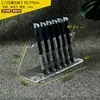 Porta-Canetas, Suporte de Exibição para Lápis, Rack de Armazenamento de Acrílico de Alta Definição para Lápis de Sobrancelha e Canetas de Maquiagem, Multi-Slots, Simples e Estiloso