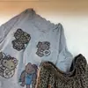 Pijama de verano para mujer de manga corta con almohadillas en el pecho, talla grande, adecuado para mujeres de talla grande, se puede usar afuera, nuevo diseño de gato con estampado de leopardo, cómodo conjunto de dos piezas para casa