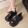 Sapatos Femininos Tendência de Alto Padrão com Salto Médio, Alto Valor, Novo Design de Nicho para Celebridades da Internet, Sapatos de Salto Único com Solado Grosso e Bico Baixo