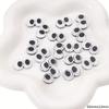 Parche Ocular Lindo de Acrílico Cuentas Planas DIY Tejido a Mano Joyería para Muñecas Accesorios de Decoración de Resina