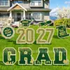 2027 Venta Caliente Transfronteriza Temporada de Graduación Cartel para Jardín Decoración Exterior para Jardín Combinación de Decoraciones de Birrete de Graduación