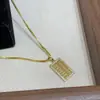 Collar Cuadrado Geométrico de Moda para Mujer, Versátil, Sencillo, Único, Lujo Ligero, Cadena para Clavícula de Gama Alta, Accesorio Exquisito