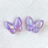 Acrílico Color Sólido Fantasía de Verano Uv Colorido Mariposa DIY Cadena para Teléfono Móvil Accesorios para el Cabello Colgante para Bolso Accesorios de Joyería Cuentas Sueltas