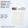 Gemas Faciais Brilhantes com Strass em Formato de Coração Acrílico Diamante Pérola Adesivos Faciais Populares Transfronteiriços do Fabricante