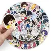 52 Pegatinas de Prisión Azules Versión Q Dibujos Animados Lindos Anime Japonés Blue Lock Periféricos Auriculares Escritorio Pegatinas Guka