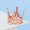 Adornos de Corona de Perlas Corona de Cumpleaños Tocados Corona para Niños Flores de Aliento de Bebé Reina Pequeña Corona Accesorios de Decoración