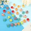 Acessórios de Joias DIY de Resina Tridimensional Tartaruga Fruta Desenho Animado Tartaruga com Formato de Fruta Ornamentos de Pingente Criativos