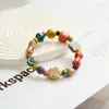 Jingdezhen nova pulseira de cerâmica pulseira de coração de menina infantil círculo único joia desenho animado fofo suprimento de barraca atacado