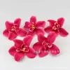 Nueva Flor de Seda Exquisita Simulada Cabeza de Orquídea Gato Flor de Pasador de Pelo DIY Tocado Dinastía Han Aro para el Cabello Broche Flor Decorativa Flor Artificial