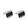 Moda Casual Quadrada Europeia e Americana Transfronteiriça com Strass Cristal Diamante Botões de Punho para Camisa Masculina Studs de Manga Venda por Atacado